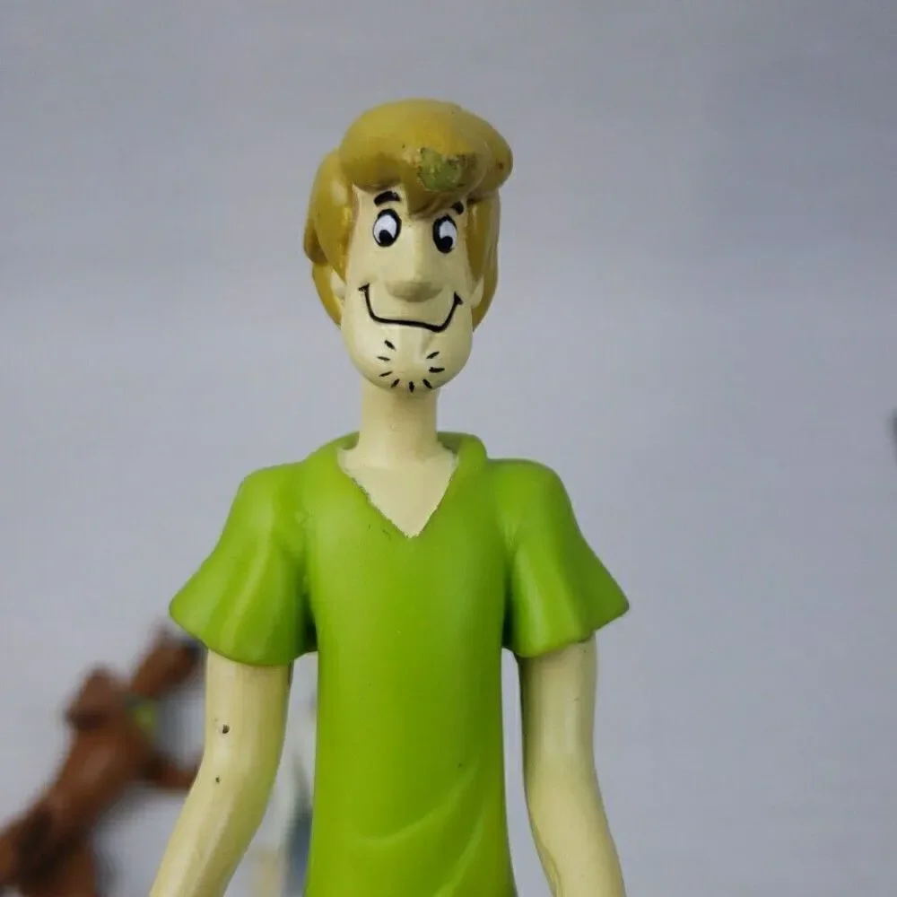 Scooby Doo Bendy Action Figures Shaggy Fred Ghost 1999 Hanna Barbara Vintage Toy